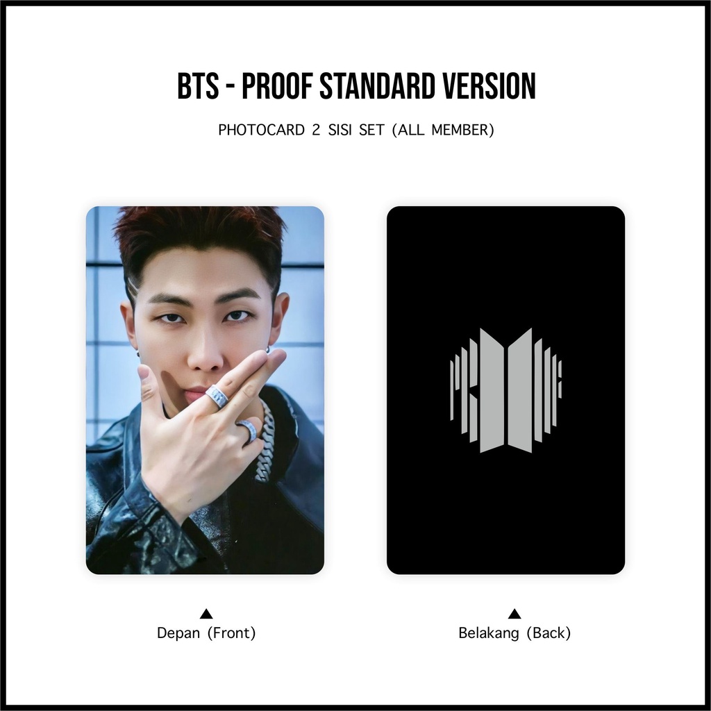 [SET] Photocard BTS Proof Standard Version