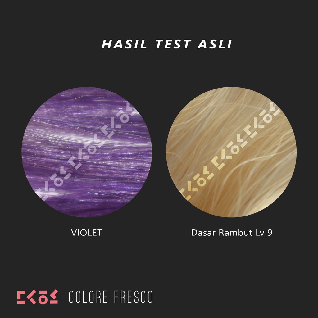 CF-VI COLORE FRESCO - VIOLET color cream cat pewarna rambut ungu biru