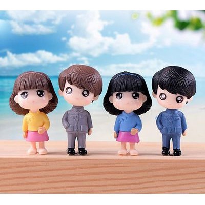 Miniature Lover Figures - Lovers Couple Figurines #14 (2pcs)