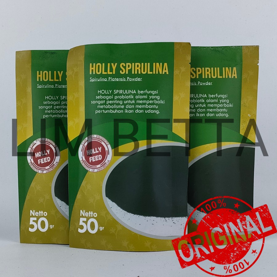 HOLLY SPIRULINA 50 GRAM / SPIRULINA PLATENSIS / SPIRULINA POWDER