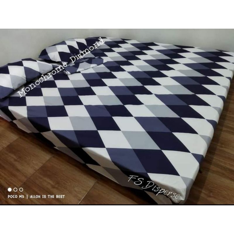 Sprei monochrome diamond