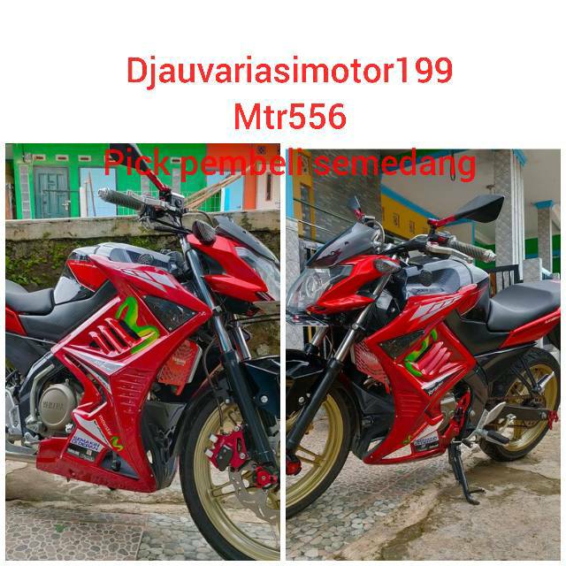 Sayap samping.half fairing PNP VIXION New NVL,NVA.bahan plastik ABS