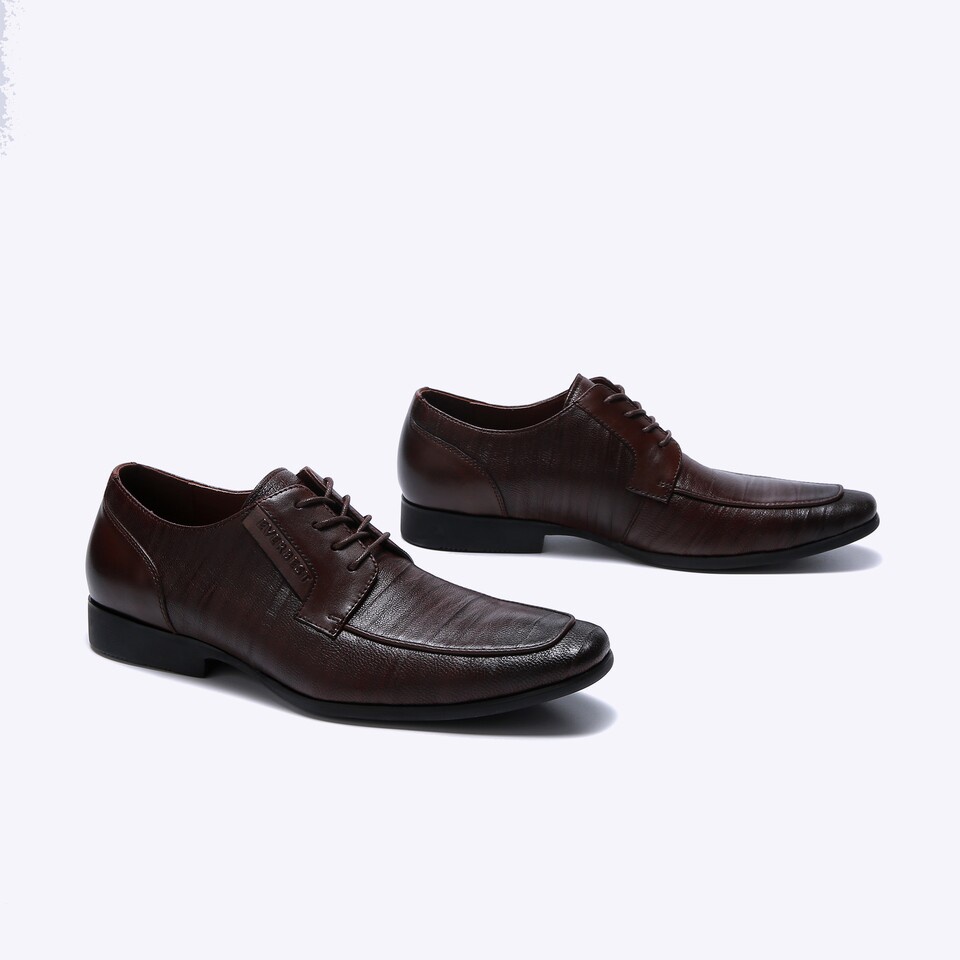 SEPATU FORMAL EVERBEST PRIA ORIGINAL PANTOFEL KULIT ASLI COKLAT EM47