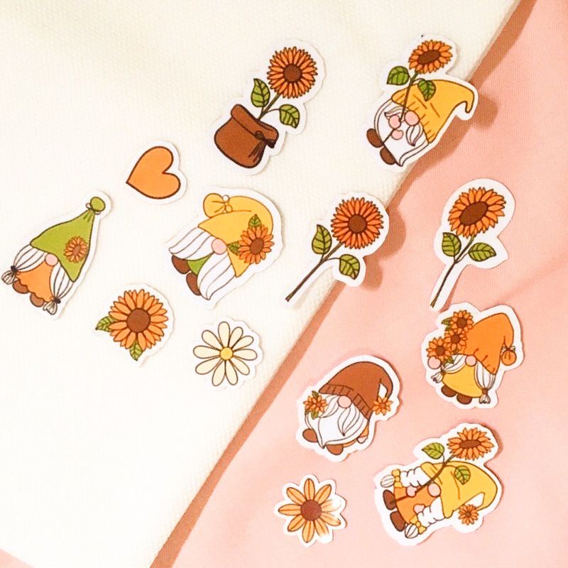 

sunflower dwarf sticker / kurcaci stiker pack