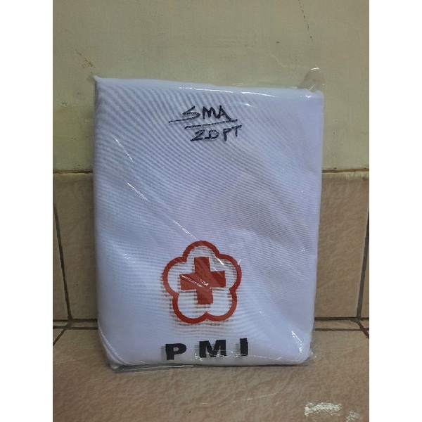 Syal PMI SMA sablon-Putih