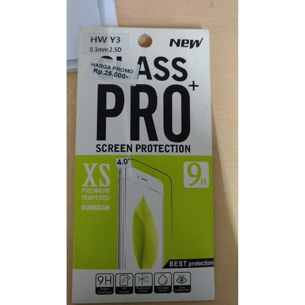 PUSAT AKSESORIS HP TEMPERED GLASS PRO HUAWEI Y3