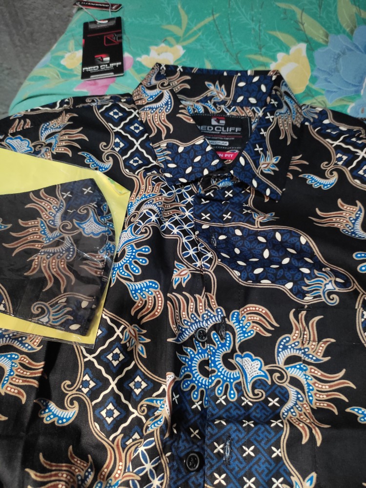 Redcliff 6t3005z Mi - Kemeja Batik & Masker Pria