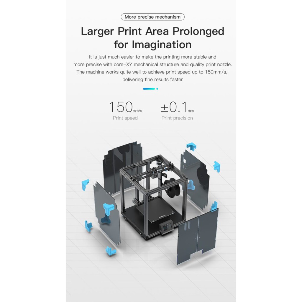 Original Creality Ender 6 CoreXY High Speed Big Size Full Enclosed