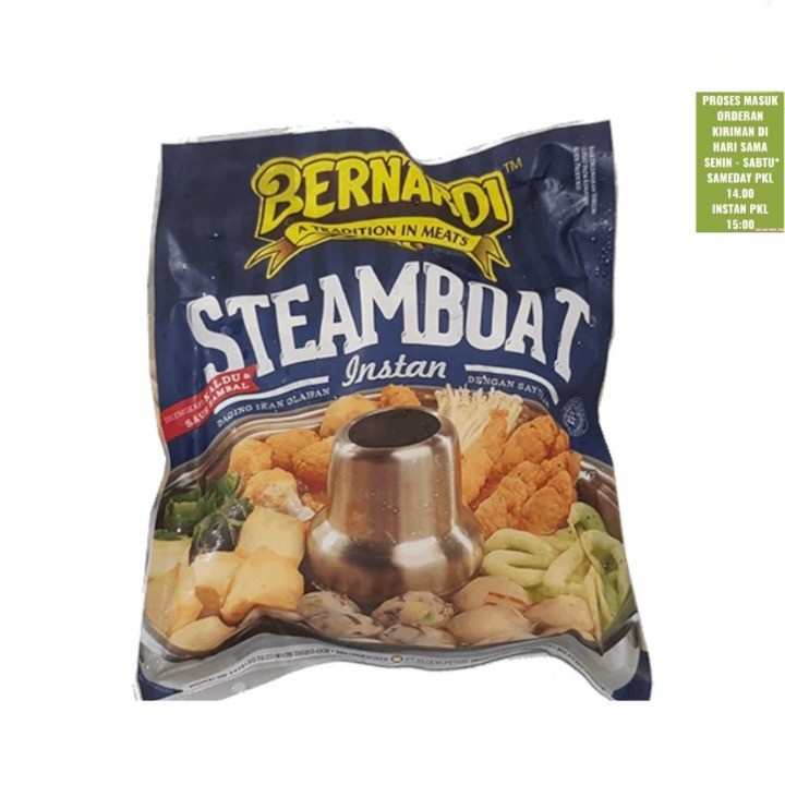 

Bernardi Steamboat Instan 300gr Plus Kaldu