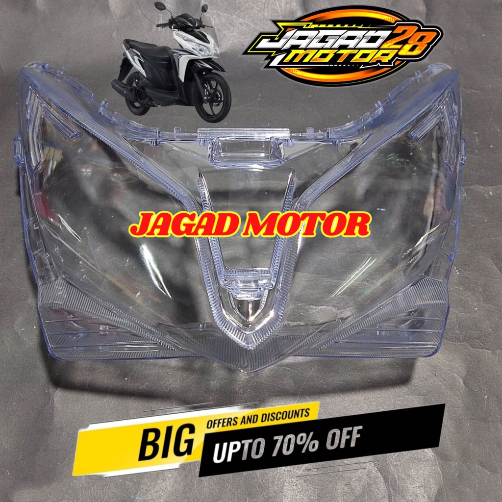 Mika Lampu Depan Set Replektor Honda Vario Techno 125 Fi Lama