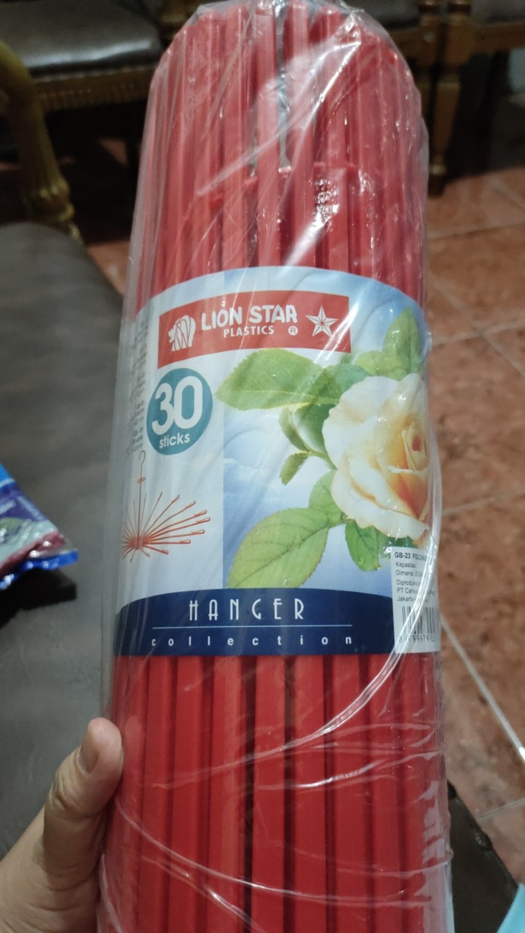 Hsw-folding ( Lion Star Jumbo 30 Stick ) Gantungan Baju Serbaguna Putar