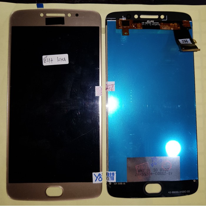 LCD 1SET MOTOROLA E4PLUS MOTOROLA E4+ MOTOROLA E4 PLUS ORIGINAL GOLD