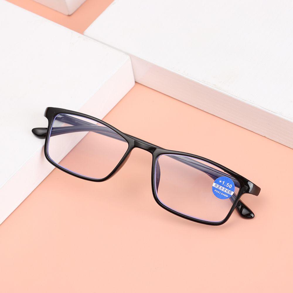 Nanas Kacamata Baca Pria Wanita Klasik Hitam Vintage Ultra Ringan Frame