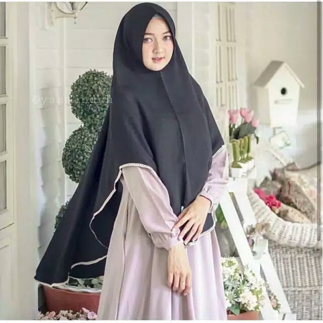 JILBAB AUDY RENDA / KHIMAR JUMBO RENDA / KHIMAR PET AUDY JUMBO RENDA KHIMAR TURKI JILBAB INSTAN