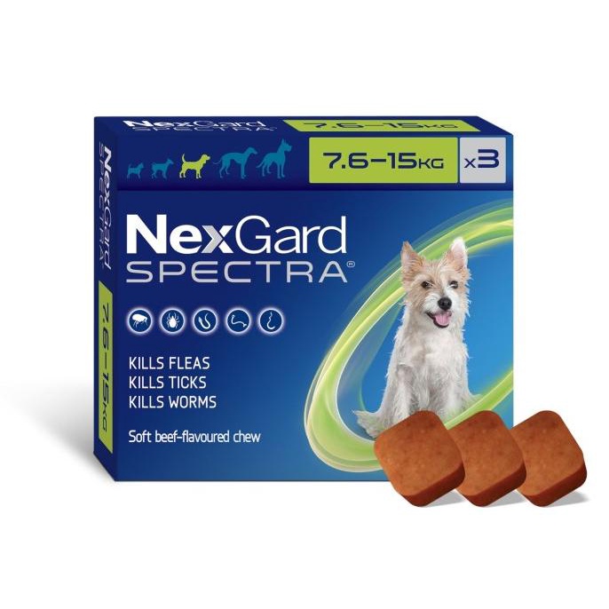 obat kutu anjing nexgard spectra size M