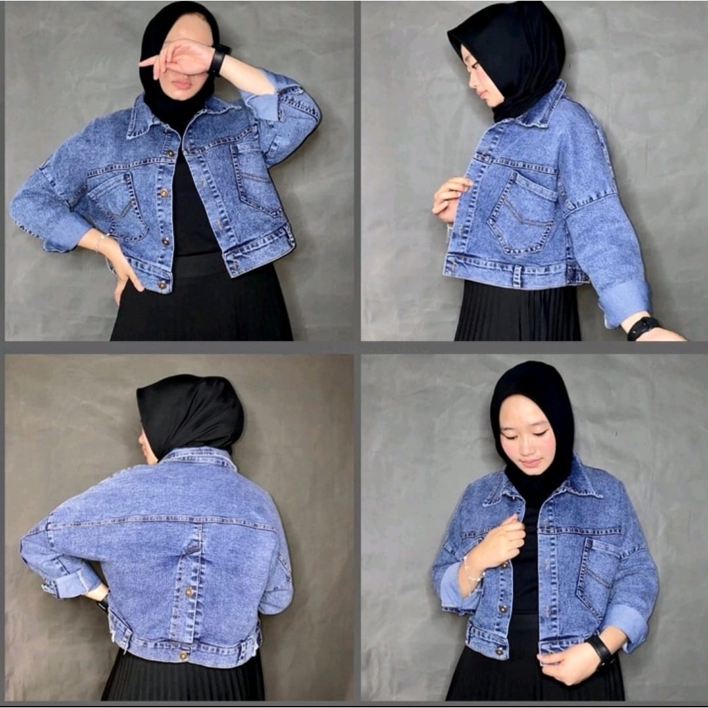 JACKET JEANS VINTAGE JACKET BACK BUTTTON