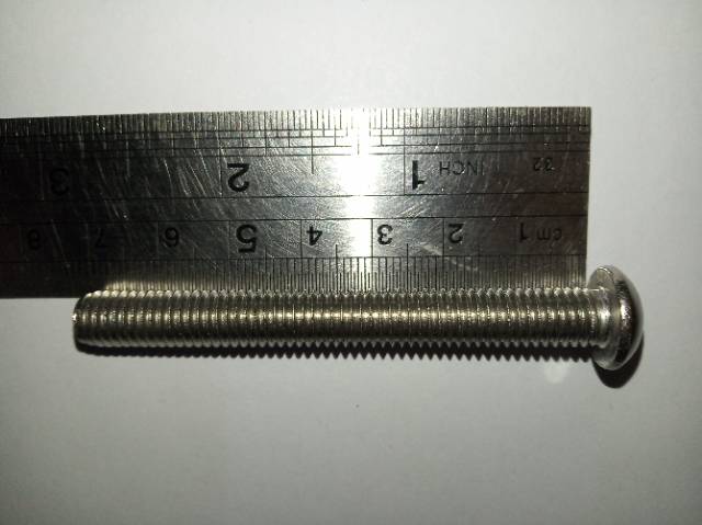 Button L M8 X 70 (7cm) stainless 304