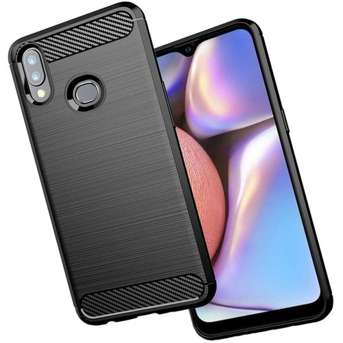 CASE SLIM FIT CARBON IPAKY SAMSUNG GALAXY A10S SOFTCASE - FA