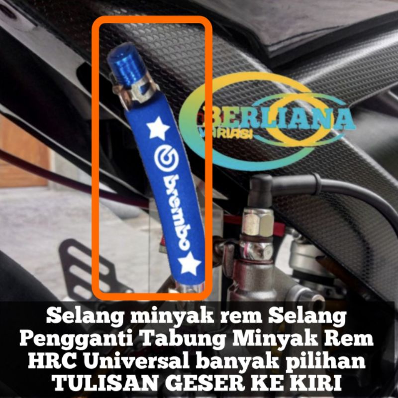 Selang Fluid Tube Suges Selang minyak rem HRC Pengganti Tabung Minyak Rem HRC Universal