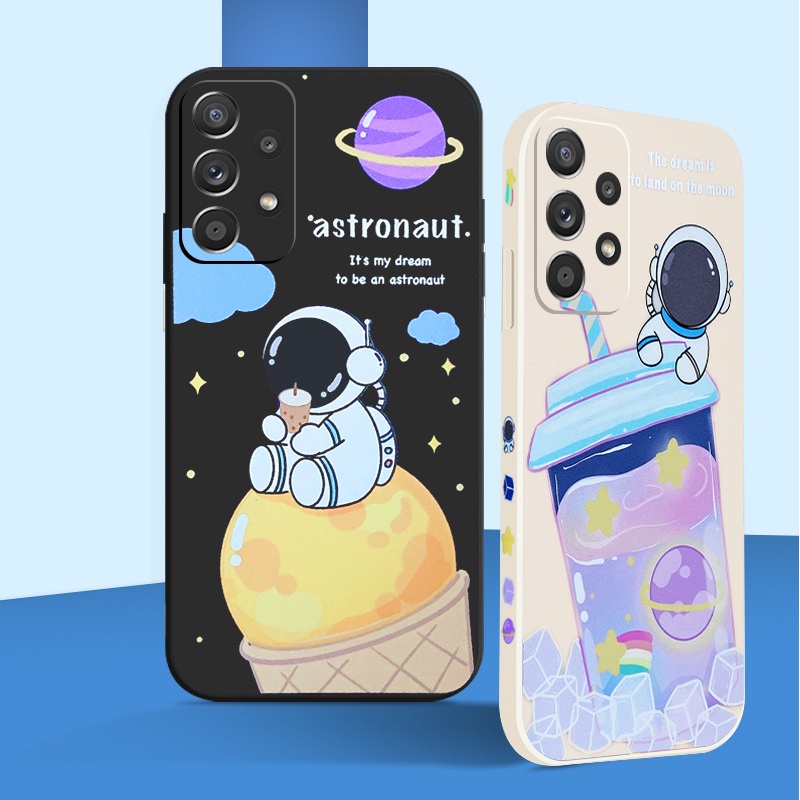 Casing Silikon es krim Case SAMSUNG A32 A33 A23 A51 A53 A52 A42 A72 A71 A12 A13 A21s A22 A20 A01 A02 A50 S2122 Motif Es Krim Disney