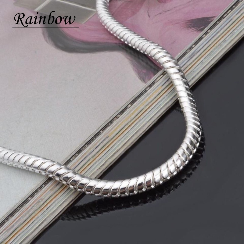 Ladies Silver Plated Thin Shiny Bracelet Ladies Shiny Simple Bracelet Jewelry