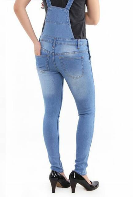 Overall Jeans Wanita /Celana Kodok Trendy Cewek Gaul/Santai/Jeans/murah/Levis/Cantik