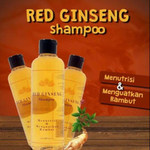 RED GINSENG SHAMPOO BPOM / SAMPO PENYUBUR RAMBUT