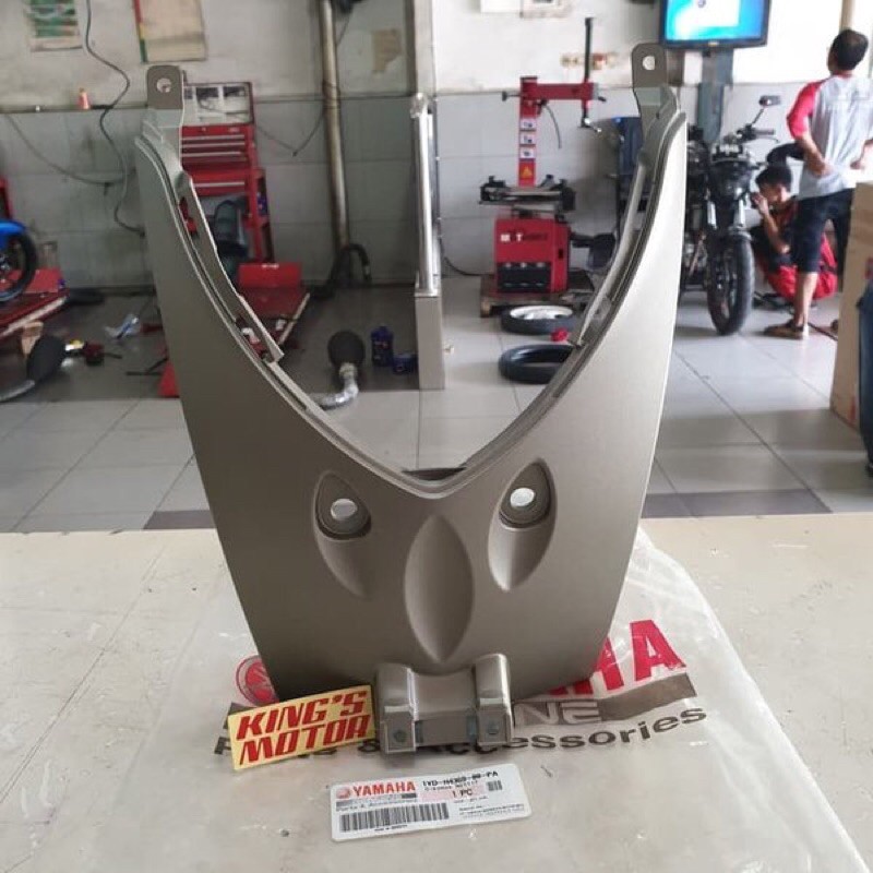 tameng depan fino fi abu abu original yamaha