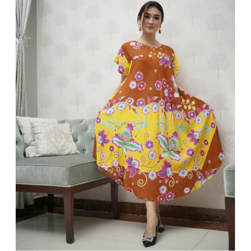 COD DASTER CANTIK / PROMO BAJU TIDUR / DASTER BATIK KENCANA UNGU / DASTER KENCANA UNGU BATIK