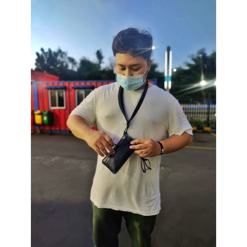 Premium sako walet waterproof dompet kecil gantung leher MK series