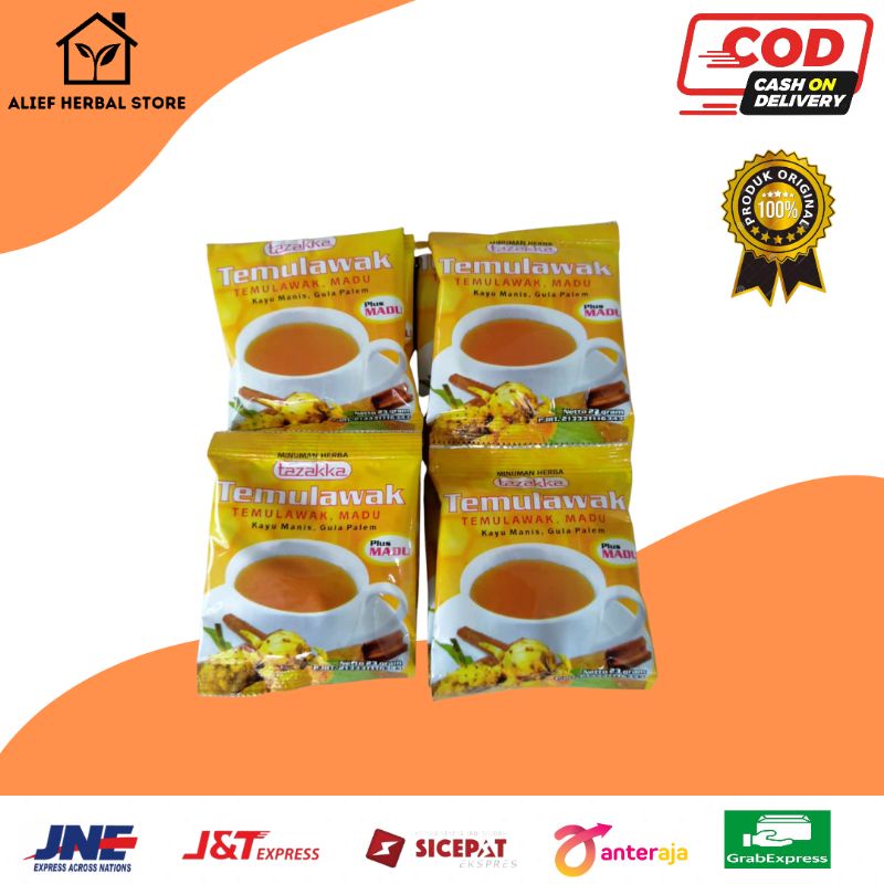 

Temulawak Instan Tazakka Minuman Herbal Instan 1Renteng Isi 10