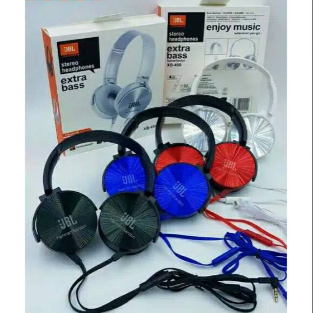 {{ PROMO }} HEADPHONE JBL XB-450 / HANDSFREE HEADSET BANDO JBL XB-450