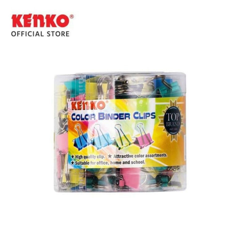 

clip binder no 107/ clip binder kenko/ clip binder isi 40 buah/ clip binder murah/ clip binder warna