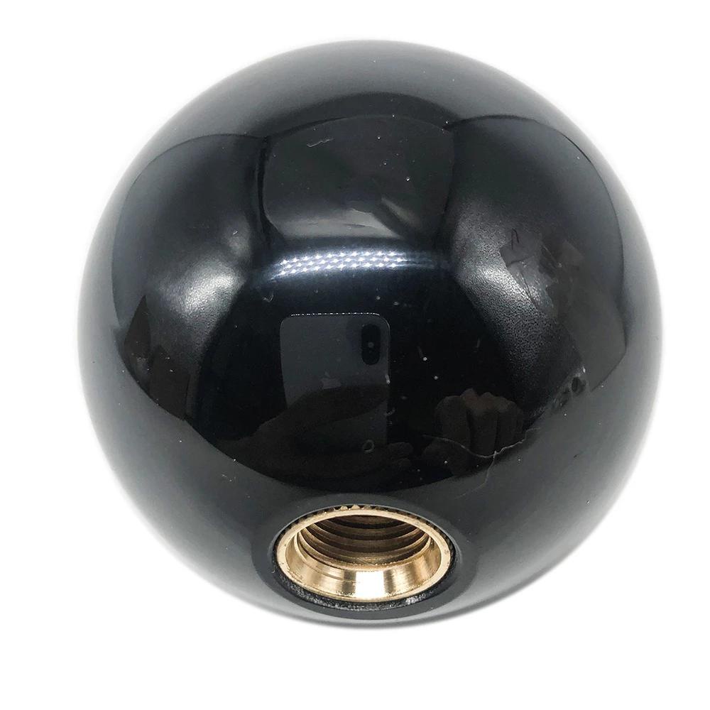 Lanfy Knob Tuas Perseneling Mobil Universal Bentuk Bola Billiard 8 Bahan Akrilik