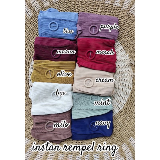 Instan rempel ring /  hijab instan ring