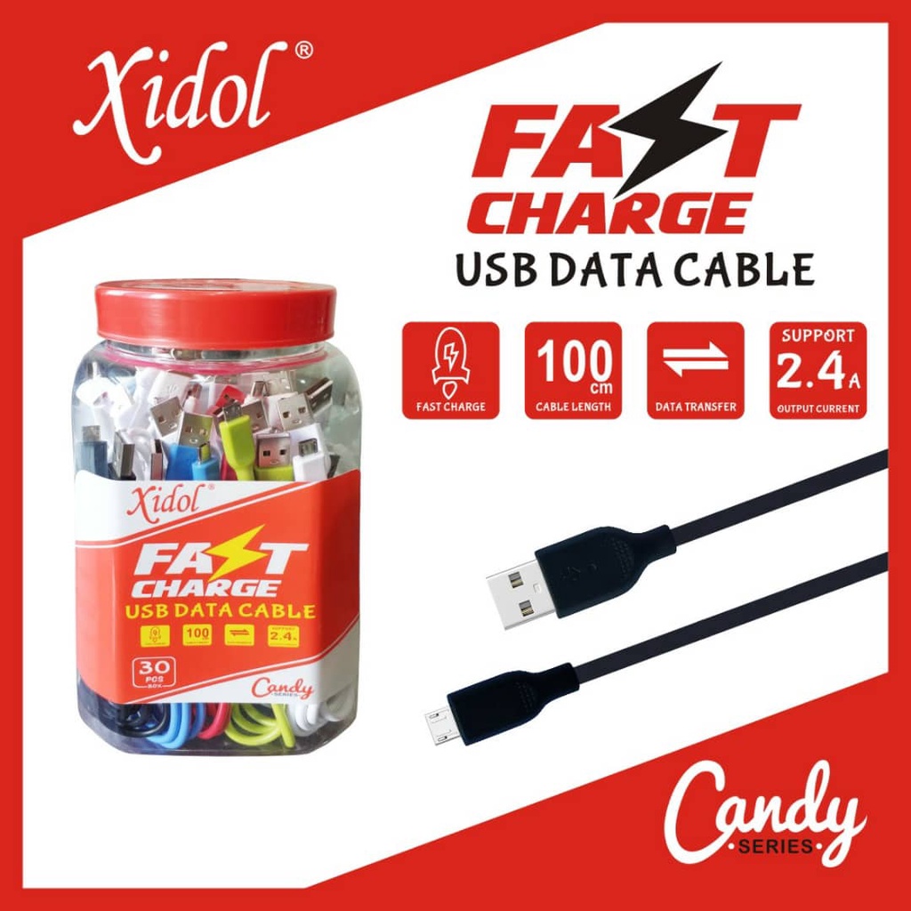 KABEL USB MICRO FAST CHARGE XIDOL CANDY