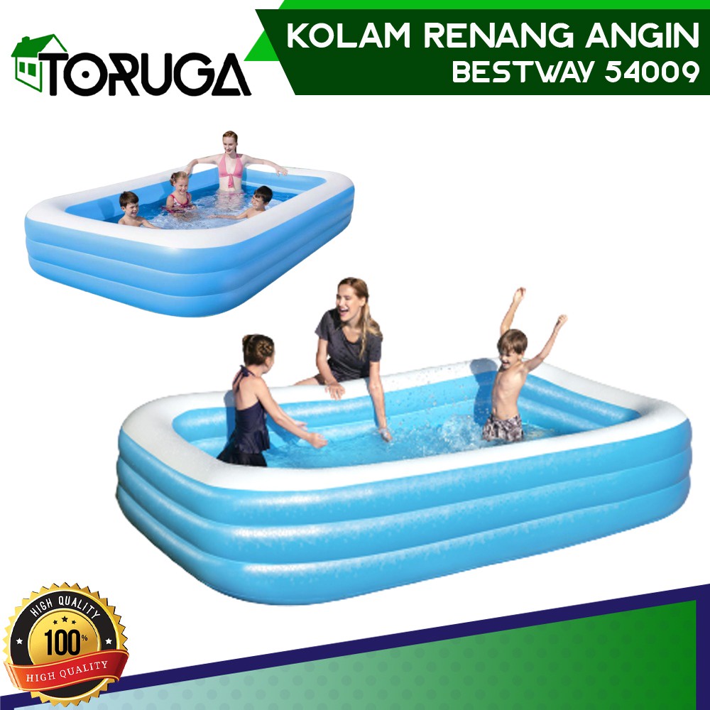 Kolam Renang Angin Anak Bestway 54009 305x183x56 cm Jumbo Family pool