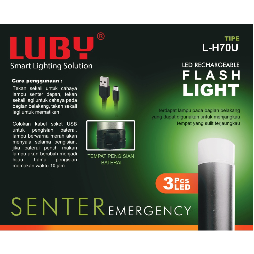 Senter Emergency Luby H70U / L-H70U