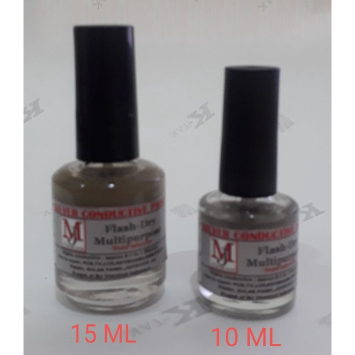 Silver conductive paint cat perak penghantar arus listrik Merk MJ chemical