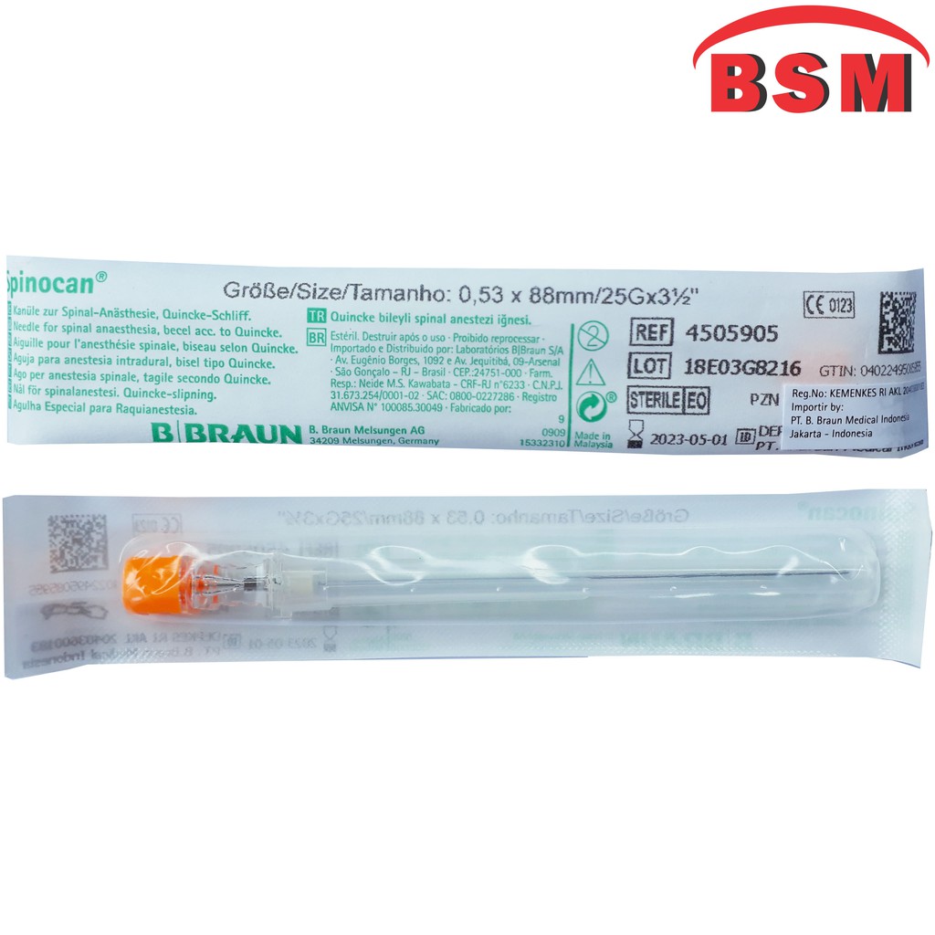 Jual B BRAUN Spinocan 25 G | Shopee Indonesia