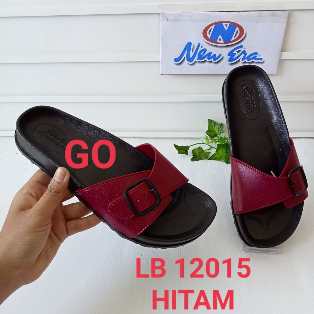 gos NEW ERA LB 12015 B &amp; LB E 12040 Sandal Karet  Wanita Slop  Size 37-40