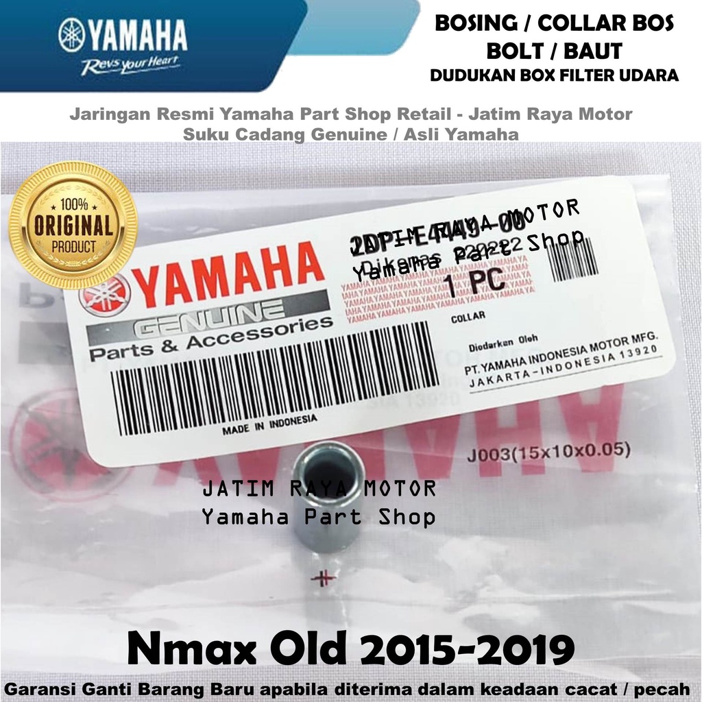 Bos Collar Bosing Bolt Baut Dudukan Box Filter Udara N Max Nmax Old Asli Original Yamaha Surabaya