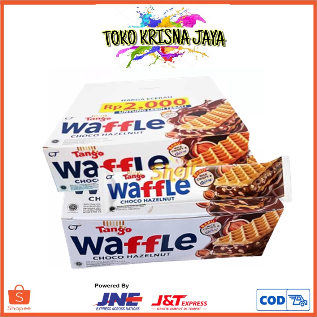 

TANGO WAFFLE CHOCO HAZELNUT NETTO 12 PCS X 25 GR