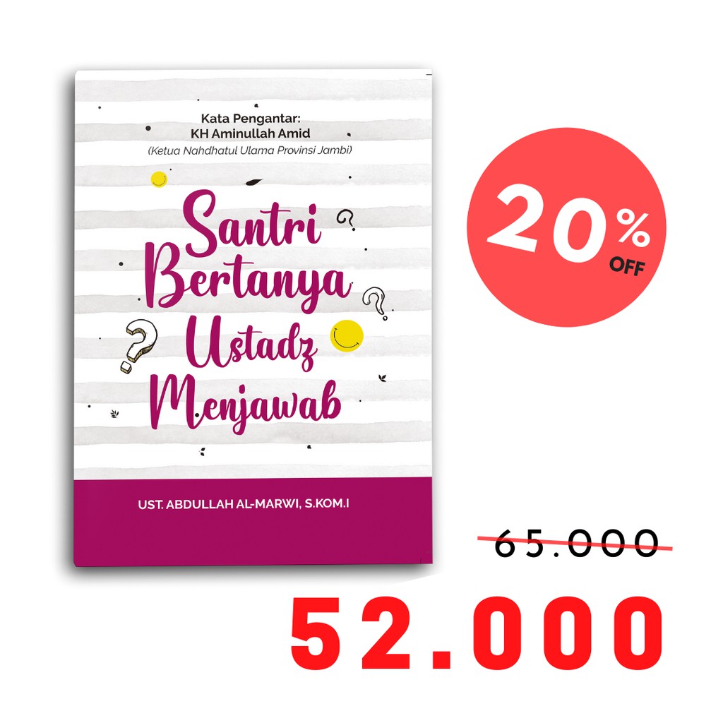 Buku Islami Santri Bertanya Ustadz Menjawab Shopee Indonesia