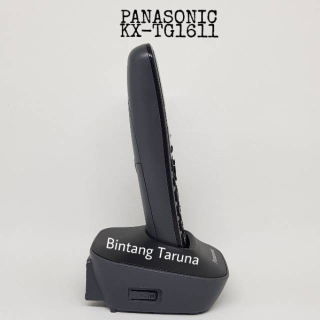 Telepon Wireless Panasonic KX-TG1611 Wireless Panasonic TG1611 (Hitam)