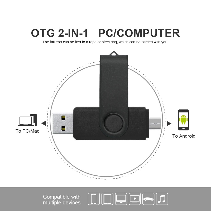 JOYSEUS OTG rotating FlashDisk USB 2.0 16/32/64 GB