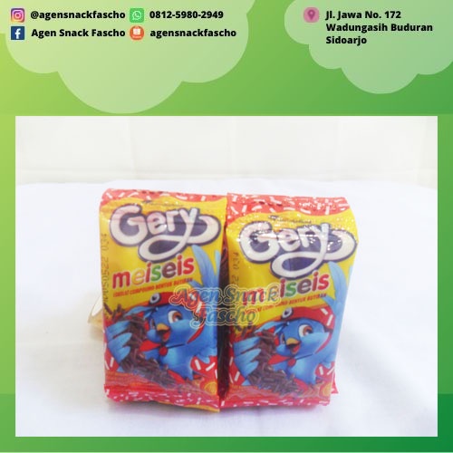 

Gery Meiseis Cokelat Renceng 7 gram (1 renceng isi 10 pcs)