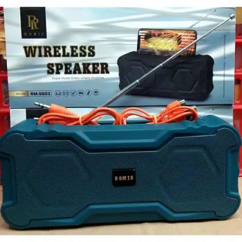 SPEAKER BLUETOOTH EXTRA BASS speaker portable super bass speaker rm 603 bass free bonus