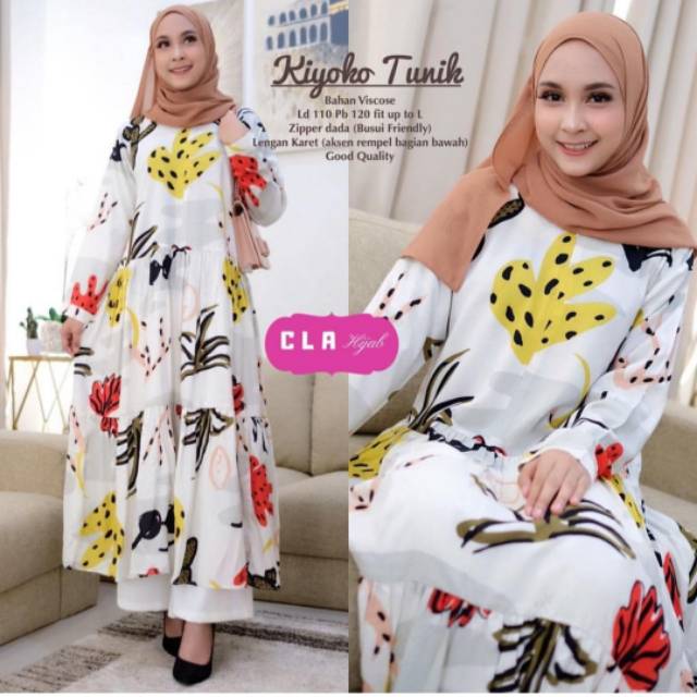 TUNIK KIYOKO tunik Elegan cantik tunik kondangan