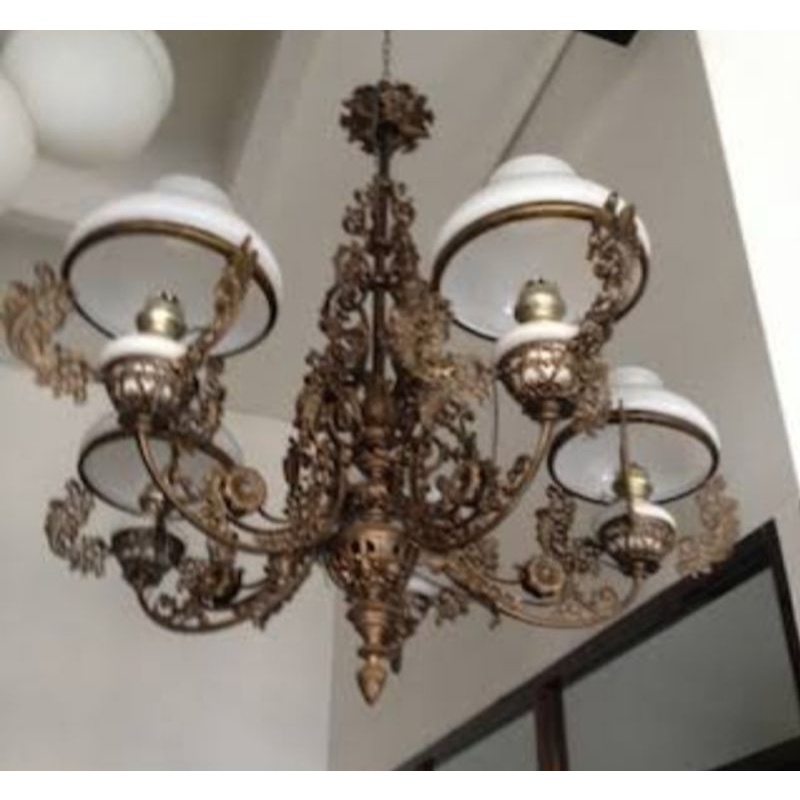 Lampu Gantung Antik Klasik Cabang 5